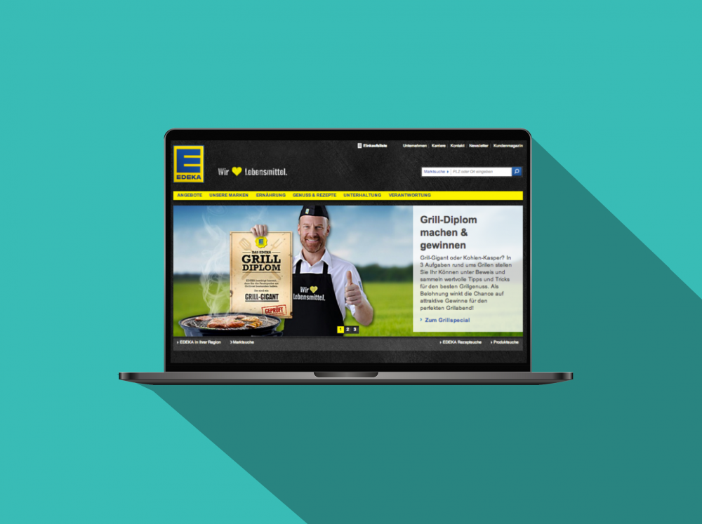 Edeka Desktop UX Design