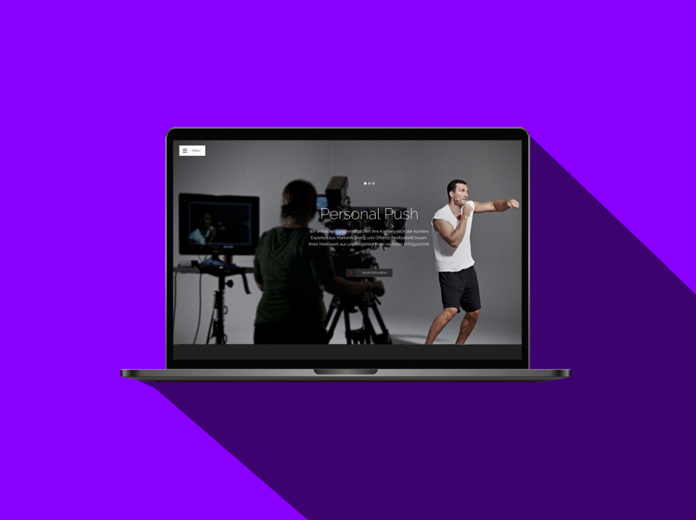 Klitschko Desktop UX Design