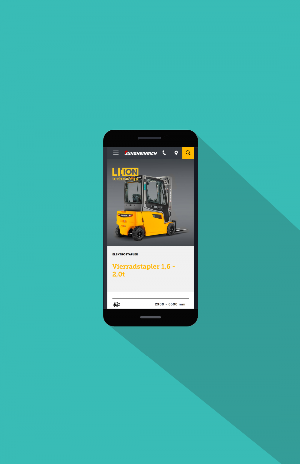 Jungheinrich Smartphone UX Design Hamburg