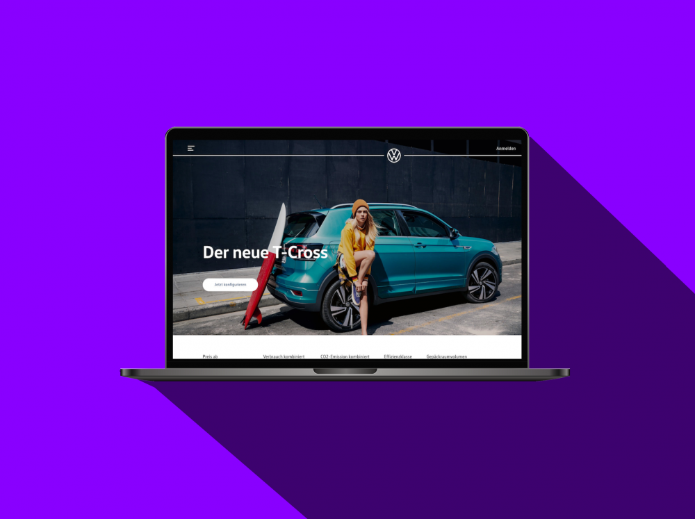 VW Desktop UX Design Hamburg